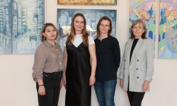 Первая выставка Рудненского музыкального колледжа в Костанае